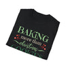 Baking More Than Christmas Cookies Pregnant Announcement Tee