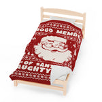 Proud Member of Santa's Naughty List Plush Blanket